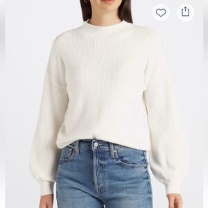 PINQUE Women’s Aliza Mock Neck Sweater